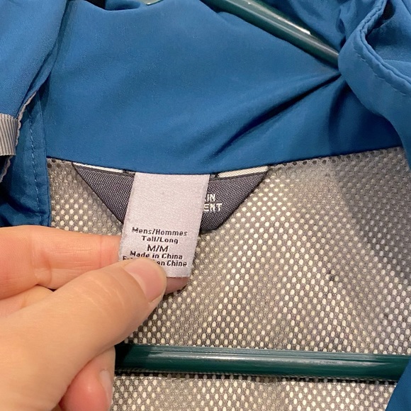 MEC men’s GORE-TEX waterproof shell jacket size medium teal - Picture 5 of 6